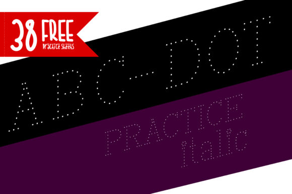 ABC Dot Practice Italic: A Font That Speaks Clearly