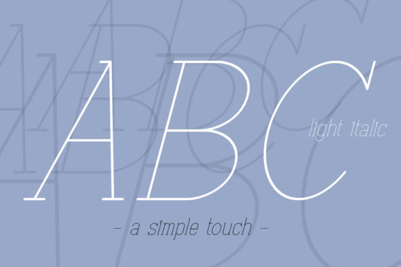 ABC Light Italic: A Serif Font for Editorial Excellence