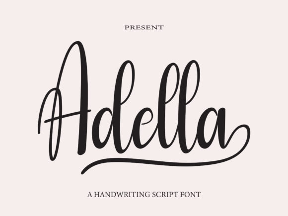Adella: A Script Font That Elevates Digital Branding
