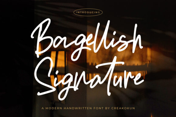 Bagellish Signature: A Font That Elevates Branding