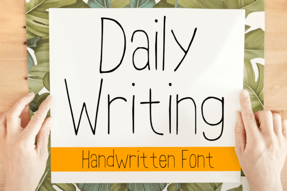 Daily Writing: A Font That Feels Like Handwritten Love