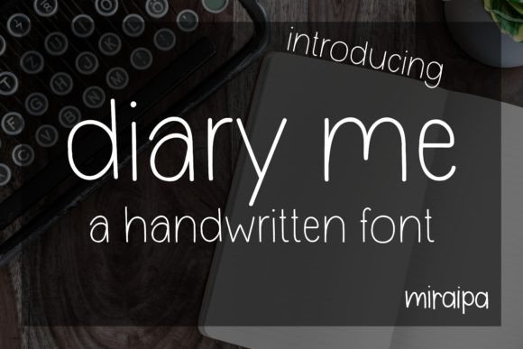 Diary Me: A Font That Adds Heart to Every Project