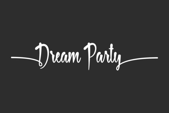 Dream Party Font: A Timeless Script for Editorial Design