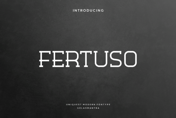 Fertuso: A Versatile Sans Serif for Digital Branding