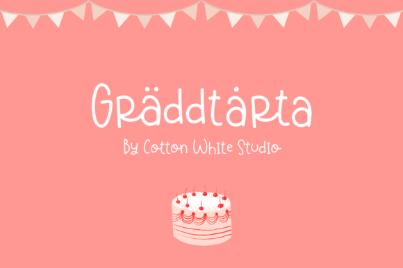 Graddtarta: A Delicate Handwritten Font for Digital Design