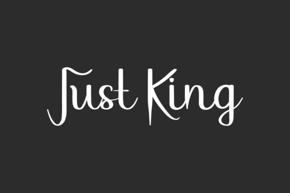 Just King: A Font That Speaks with Character