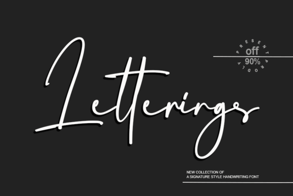 Letterings: A Script Font for Modern Branding and Design