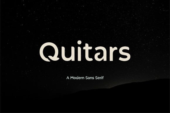 Quitars: A Modern Sans Serif Font for Digital Design
