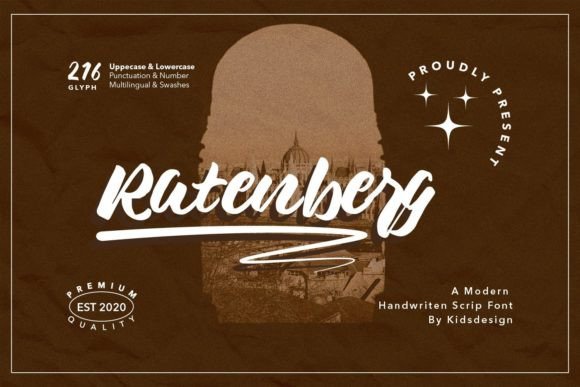 Ratenberg: A Script Font for Modern Web Design