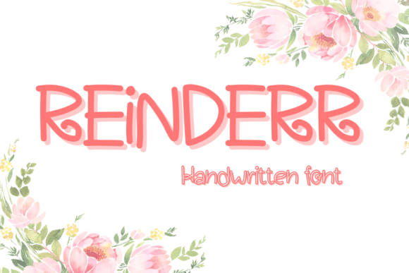 Reinderr: A Handwritten Font for Digital Design