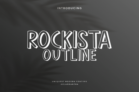 Rockista Outline: The Bold Font for Modern Digital Campaigns