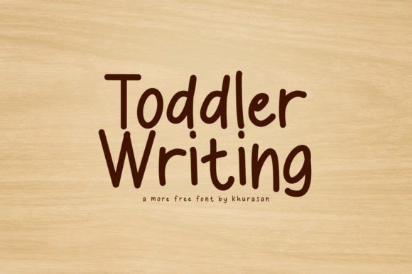 Toddler Writing: A Modern Handwritten Font for Web Design